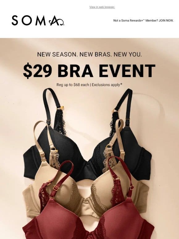 It’s The Last Day for $29 Bras. Get Shopping!