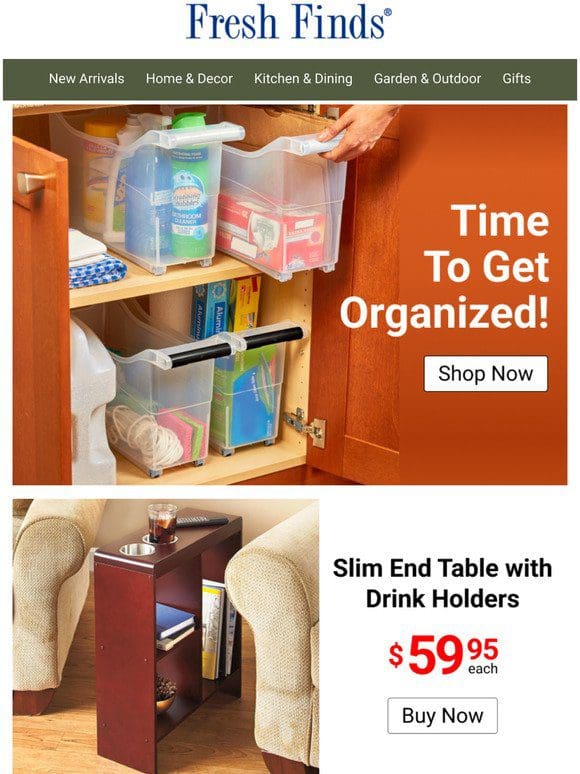It’s The Perfect Time To Organize!