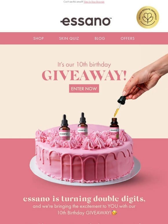 It’s our 10th birthday GIVEAWAY