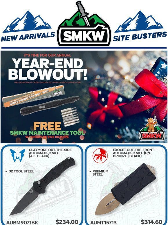 It’s the Final Day of Our Year End Blowout!