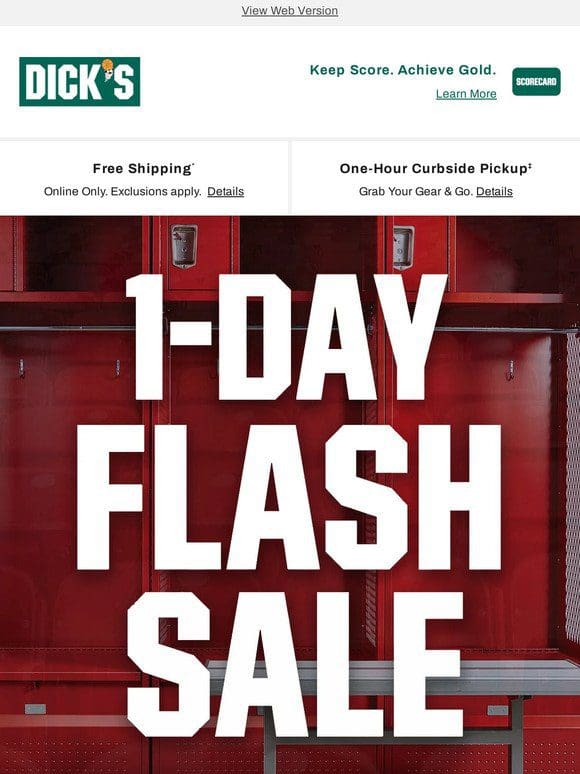 It’s the last Flash Sale of 2023   Score up to 50% off TODAY ONLY