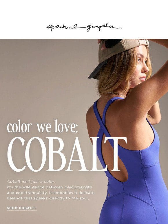 It’s time to wear cobalt