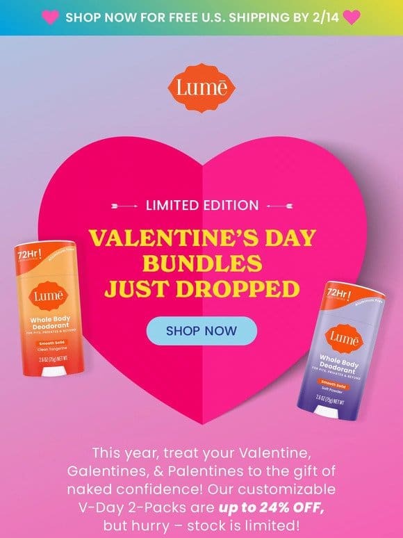 JUST DROPPED: Valentine’s Day Bundles!