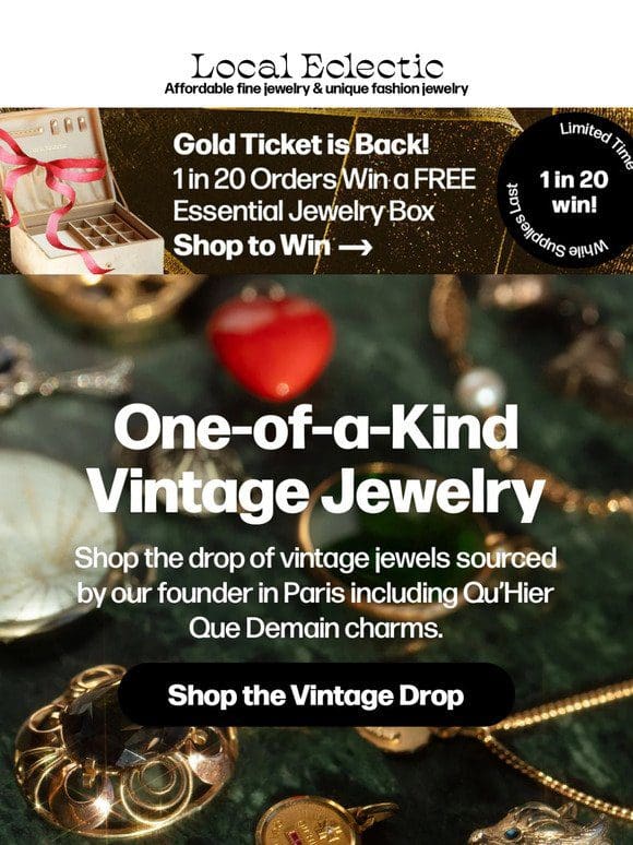 JUST DROPPED: Vintage Jewelry