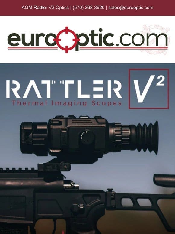 JUST IN: AGM Rattler V2 Thermal Weapon Sights!