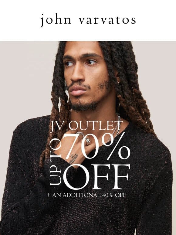 JV Outlet: sweaters & knits at up to 70% off