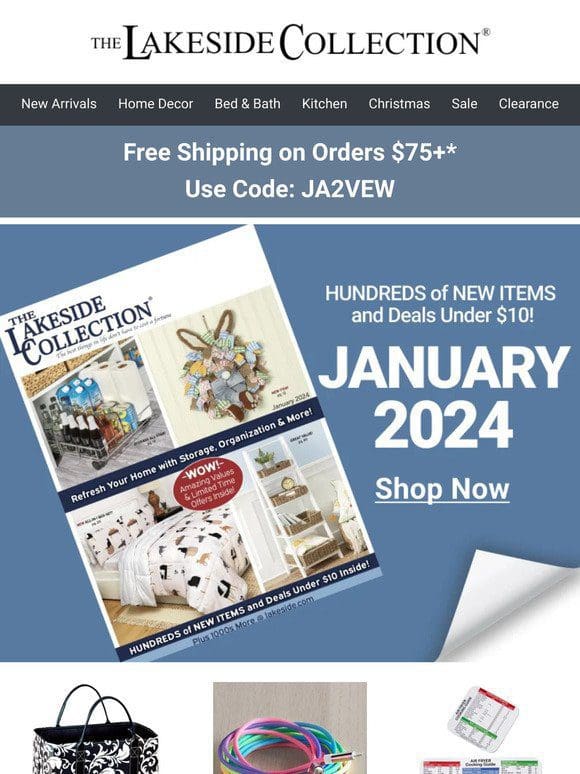 January Catalog Bursting with New Must-Haves! ���