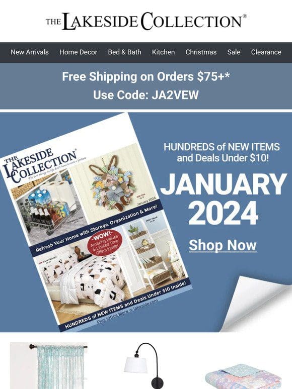 January Catalog Is Here! Come Shop!