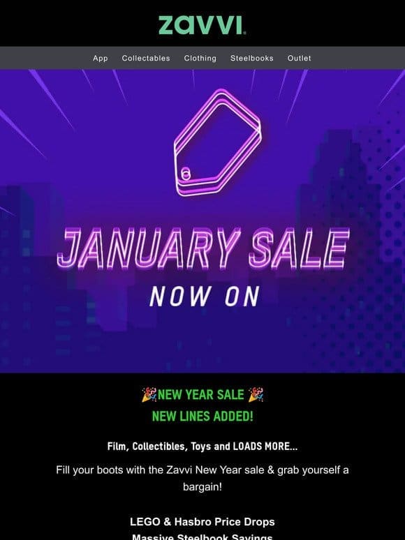 January Sale – New Lines Added! [Massive Savings]