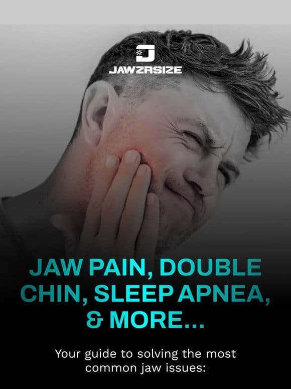 Jaw pain? Let’s fix that! ✅