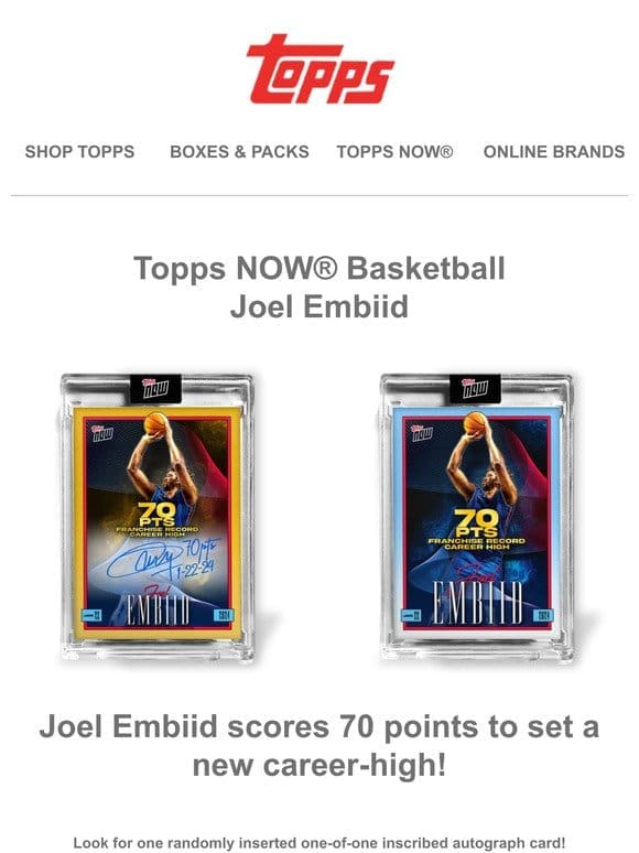 Joel Embiid drops 70 points!