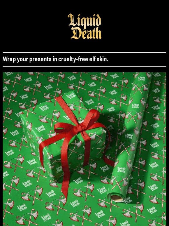 Jolly Death Gift Wrap