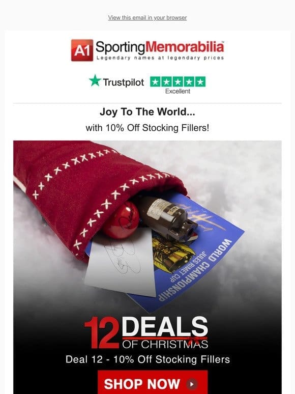 Joy To The World! The FINAL deal of Christmas is HERE!