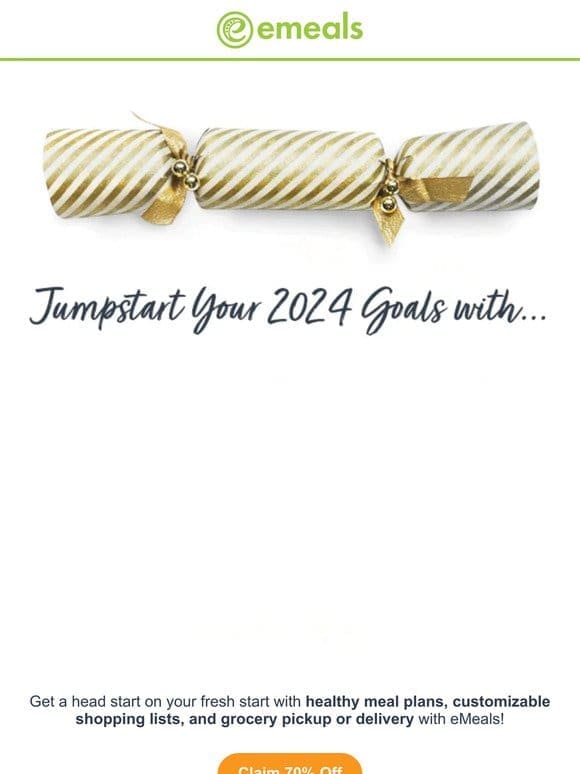 Jumpstart 2024 Goals with 70% Off All Meal Plans!