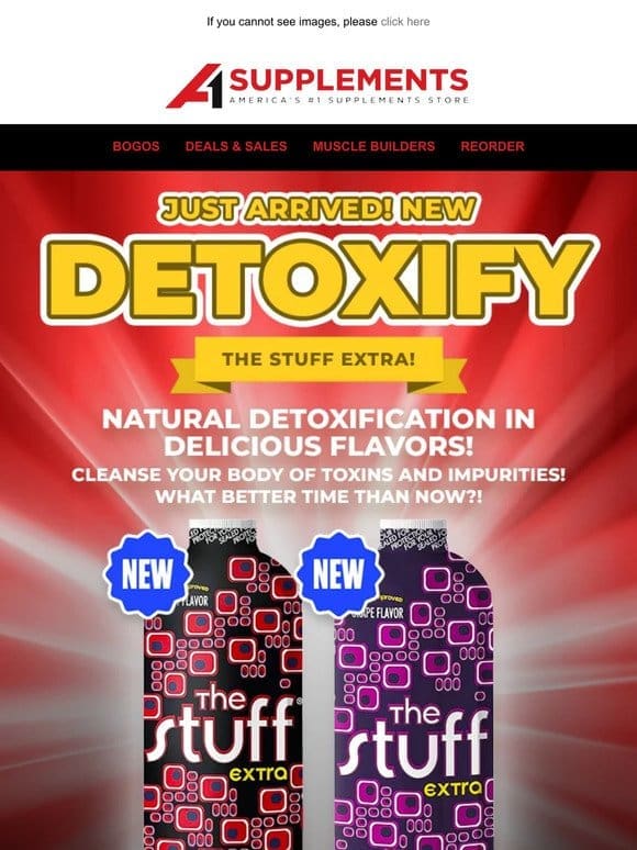 Just Arrived! New Detoxify The Stuff Extra!