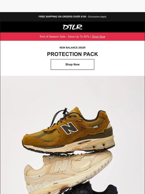 Just Dropped   Brand New Balance ‘Protection Pack’