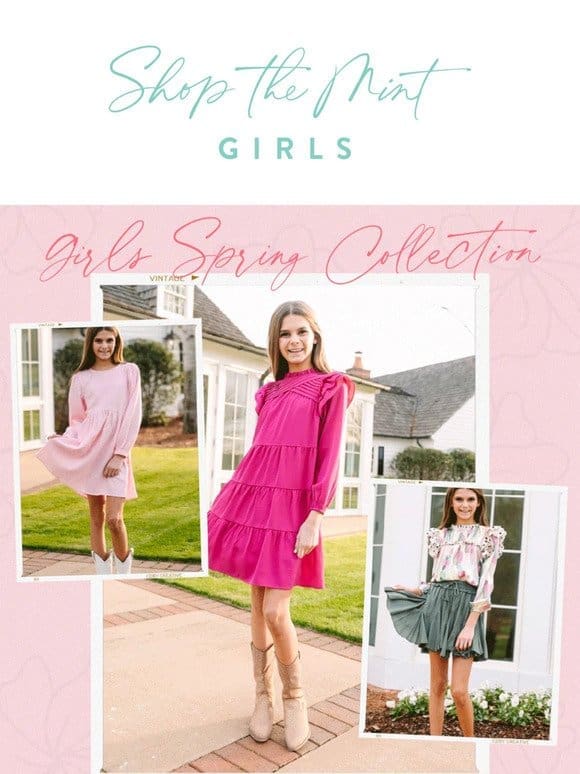 Just Dropped: Girls Spring Collection