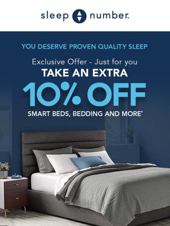 Just For You: Extra 10% Off Smart Beds