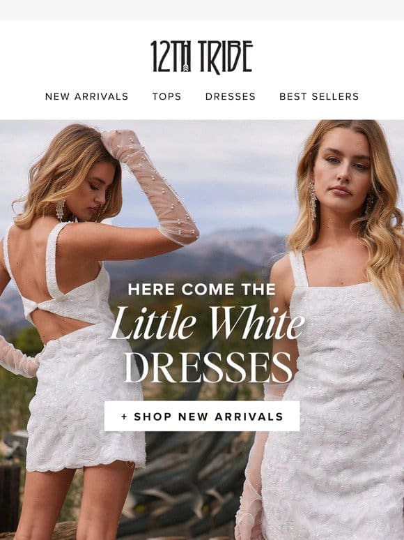 Just IN: Little White Dresses