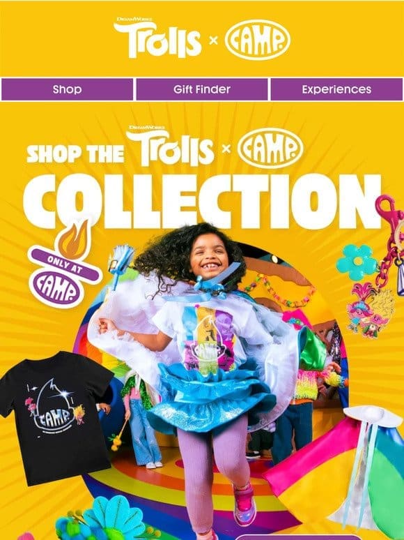 Just Landed   ✨The Trolls x CAMP Collection