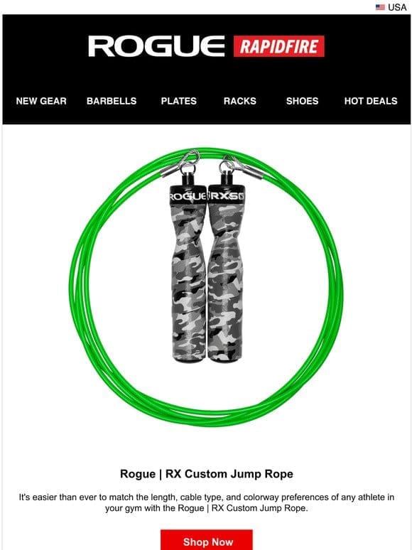 Just Launched: Rogue | RX Custom Jump Rope