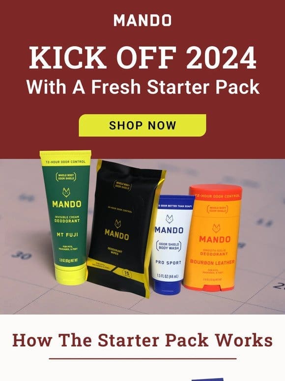 Kick off 2024 with a fresh Starter Pack
