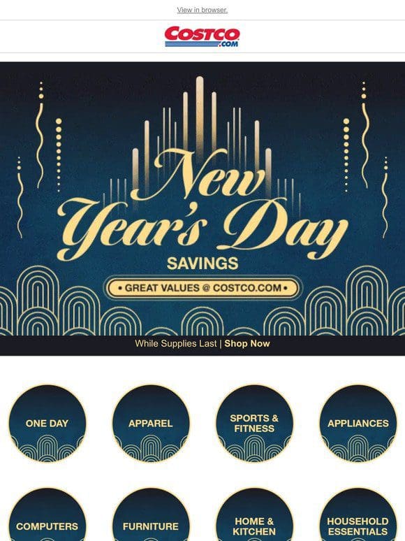 Kick-off the New Year with NEW Savings Starting Today!