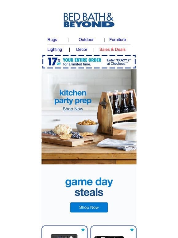 Kitchen Updates to Make Your Party a Touchdown