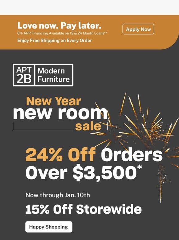 LAST CALL On Our New Year， New Room Sale ⏰
