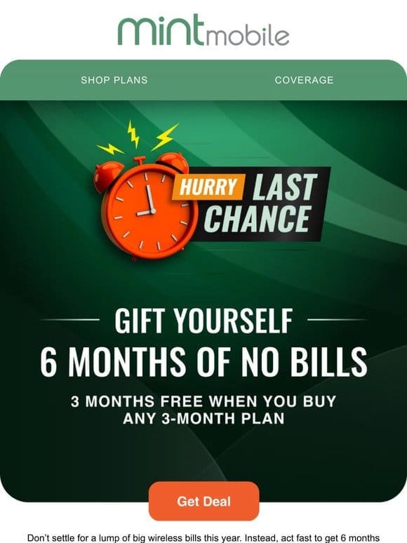 LAST CHANCE 3 months free holiday sale