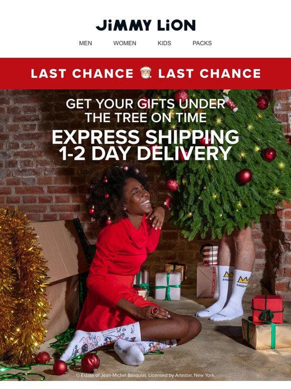 LAST CHANCE! Get Your Gifts On Time