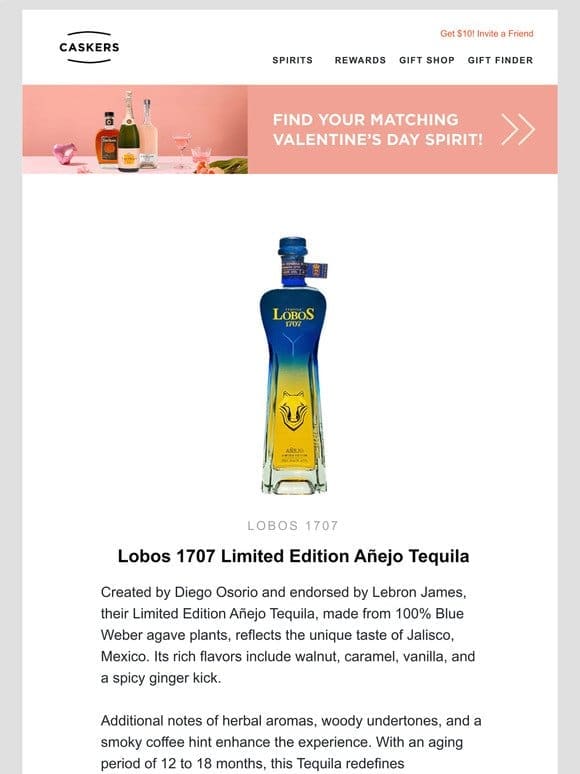 [LIMITED EDITION] Lobos 1707 Limited Edition Añejo Tequila