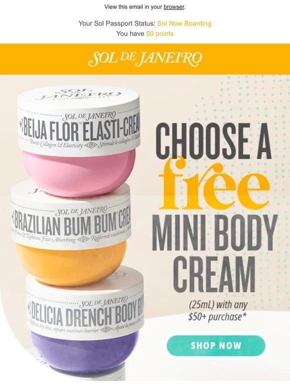 LIMITED TIME: FREE Body Cream with your order.*