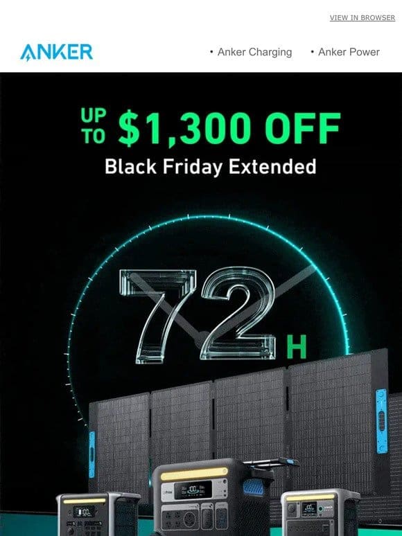 Last Call | Up to $1，300 Off Power Stations