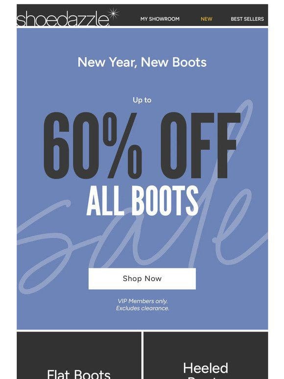 Last Call: Up to 60% Off All Boots