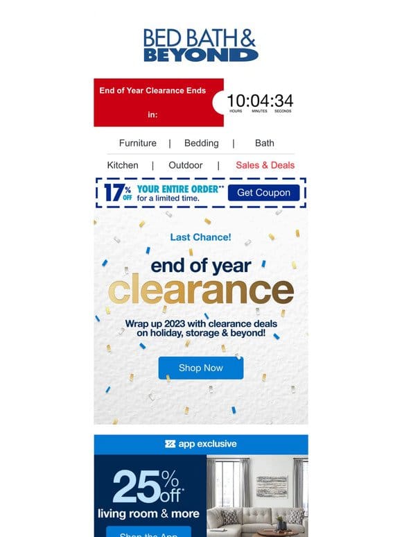 Last Call for End of Year Clearance  ⏰