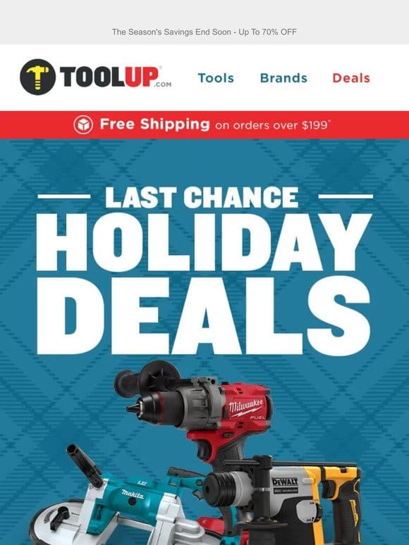 Last Chance Holiday Deals – Don’t Miss The Year’s Best Discounts