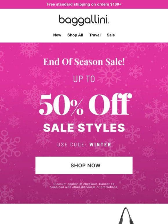 Last Chance Styles up to 50% off