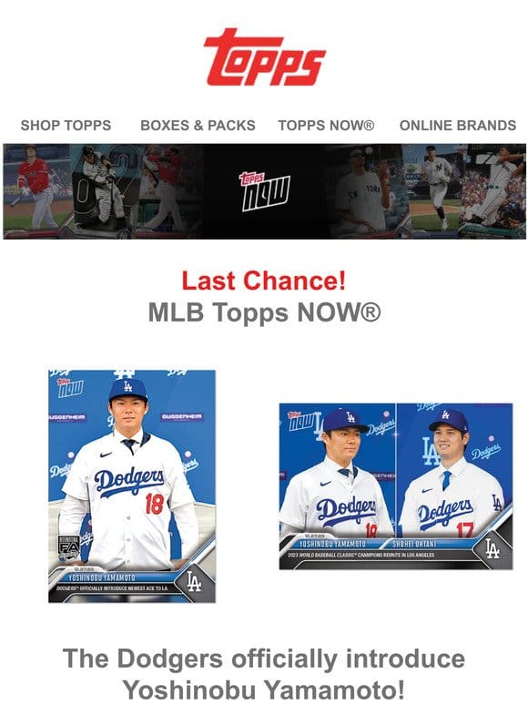 Last Chance | The Dodgers introduce Yoshinobu Yamamoto!