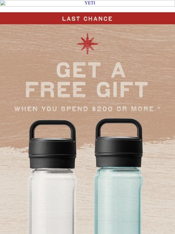 Last Chance To Get Two Free Yonder™ Bottles