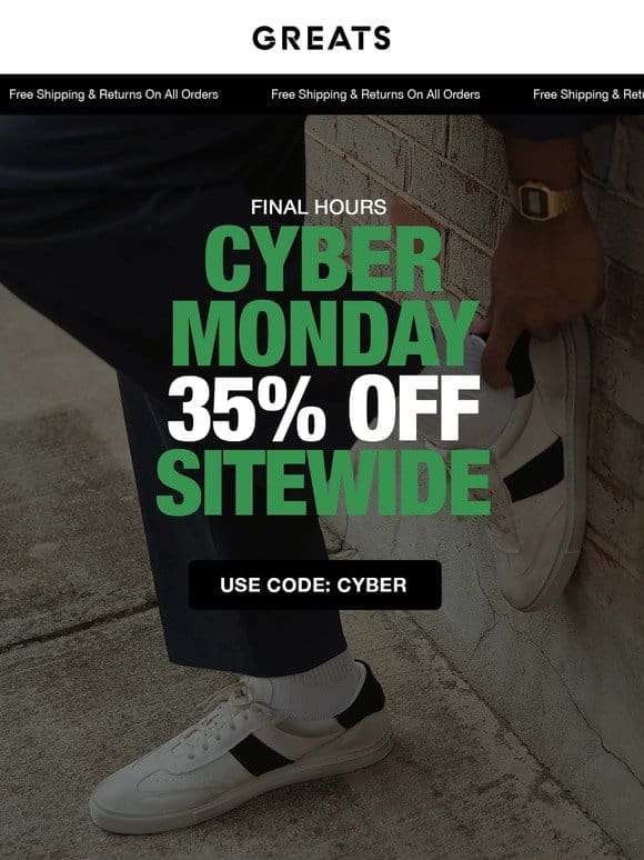 Last Chance for 35% Off