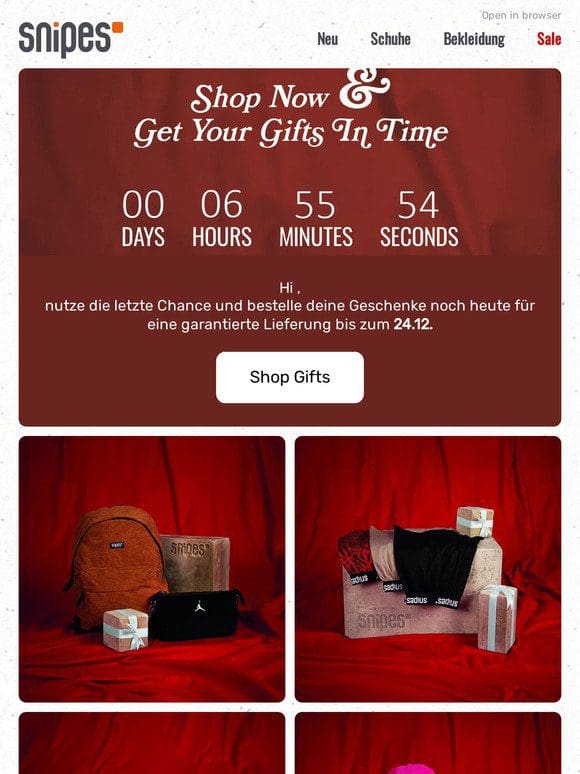 Last Chance ⌛ Get your gifts in time!