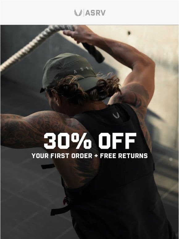 Last Chance… 30% Off First Order