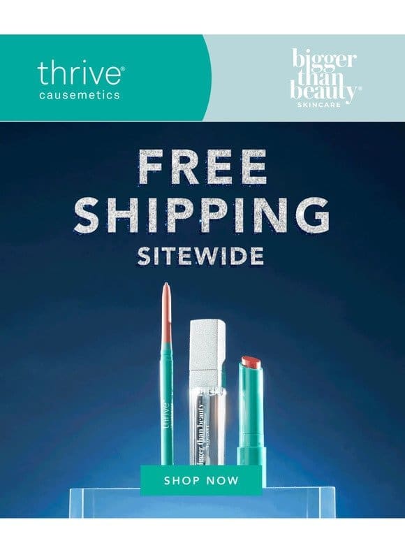 Last Day For Free Standard Shipping