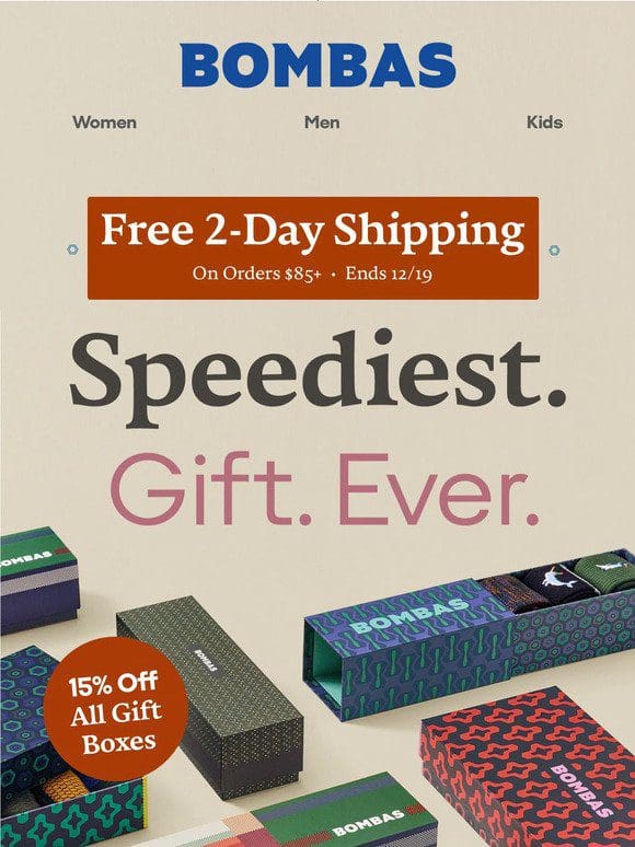 Last Day for Free 2-Day Shipping