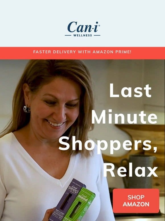 Last Minute Shopping Stress?