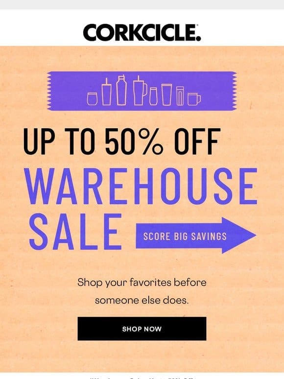 Last Weekend To Shop The Warehouse Sale