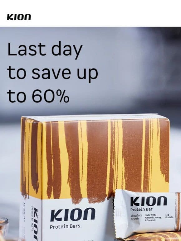 Last chance: Save up to 60%