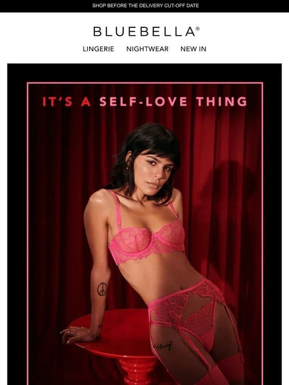 Last chance for ❤️… Valentine’s Day lingerie