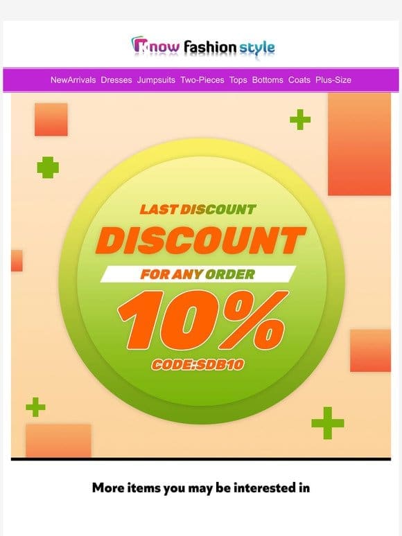 Last discount for this week⚠️Hurry up please